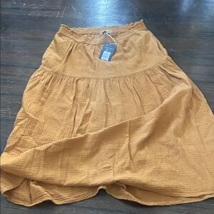 Universal Thread Women's A-Line Skirt in Warm Tan